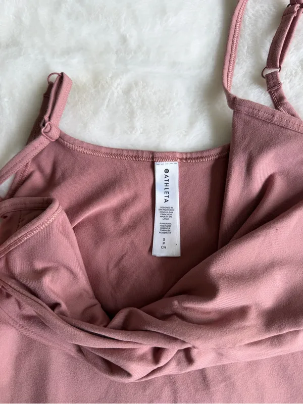 Athleta Powervita Twist Cami Pink Size Small - Image 2