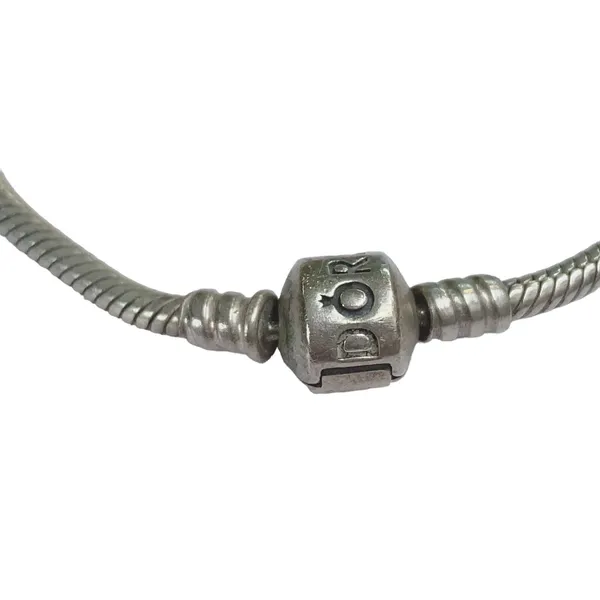 Pandora Barrel Clasp Bracelet Charm Bead Sterling Silver 7” - Image 3