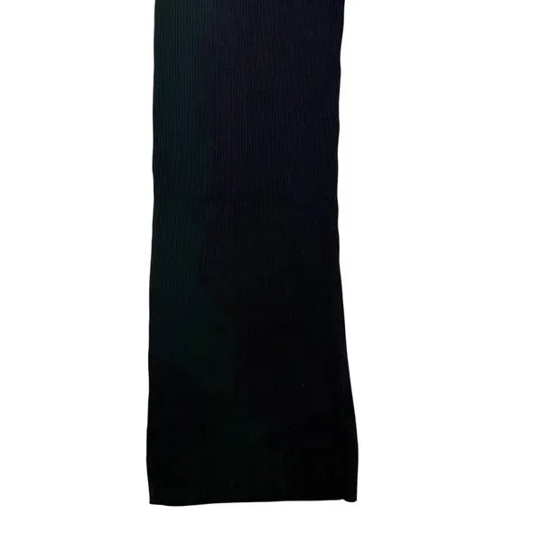 Lulus Beige Black Colorblock Ribbed‎ Cutout Long Sleeve Midi Dress Small NWT - Image 8