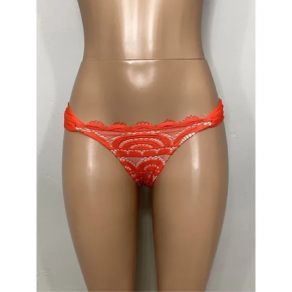 New. Pilyq lace fanned full bikini bottom. Medium - Image 4