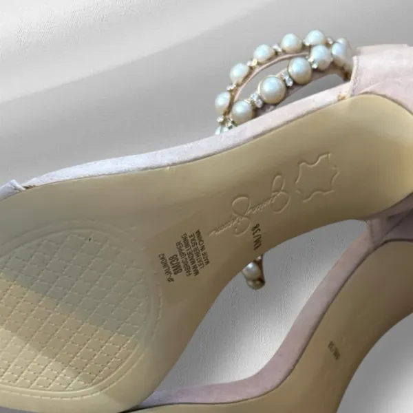 Jessica Simpson Heels‎ with Pearl Accents - Image 6
