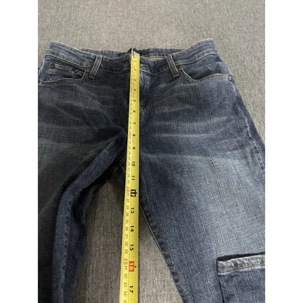 Levi's Mid Rise Blue Skinny Jeans Women's Sz 14M - Image 2
