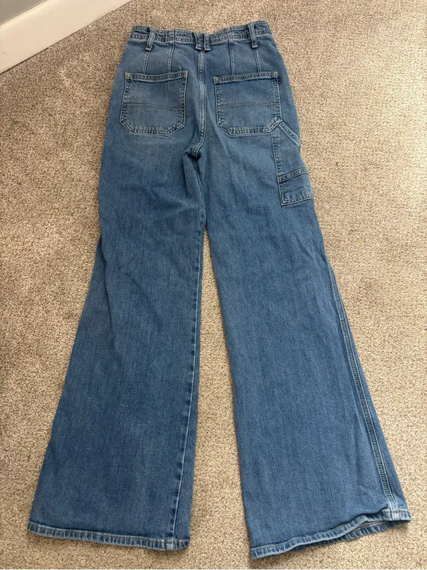 Anthropologie Pilcro The Carpenter Wide-Leg Jeans - 25 Waist - Image 7