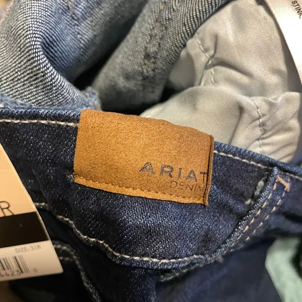 NWT Ariat Ultra Stretch Perfect Rise Katie Flare Jean Maya 31R Western Boho - Image 6