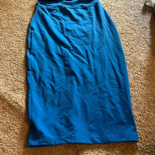 Bebe blue‎ maxi skirt xs - Image 3