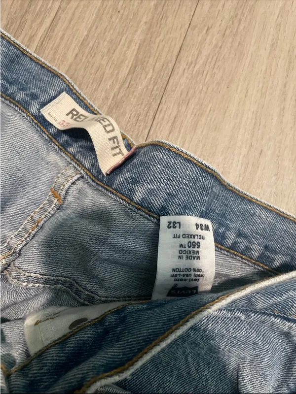 Levi's Men's Relaxed Straight Jeans - Light Blue - Image 2