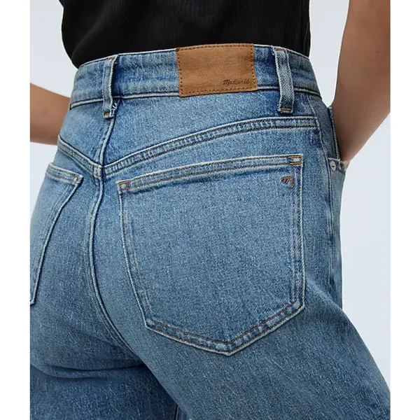 NEW Madewell The Petite 90s Straight Jean Rondell Wash Crease Relaxed US 23 P - Image 3