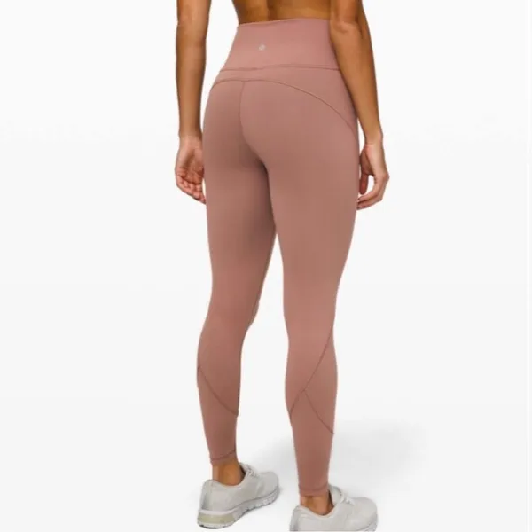 Lululemon In Movement Tight Women Size 2 Mauve Excellent High Rise Leggings‎ - Image 2
