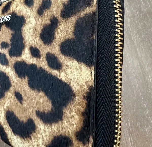 Michael Kors Leopard Print Wristlet Wallet - Image 5