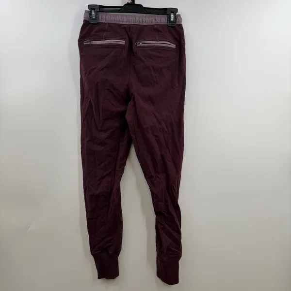 Lululemon Get Going Jogger 4 Heathered Black Cherry Burgundy Zip Pockets - Image 6