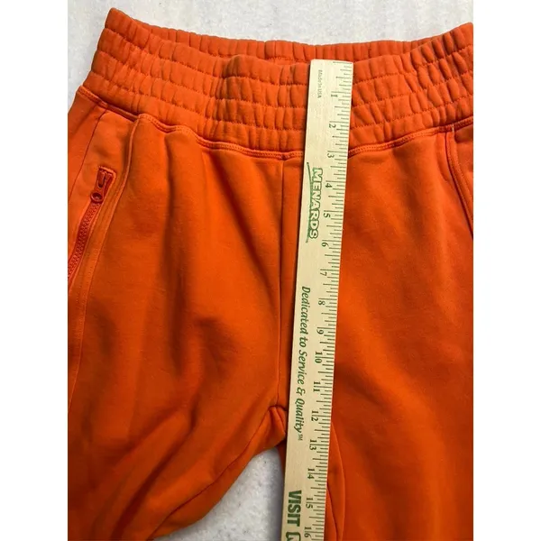 Fabletics Joggers Women S‎ Orange High Rise Zipper Pocket Athletic Sweatpants - Image 4