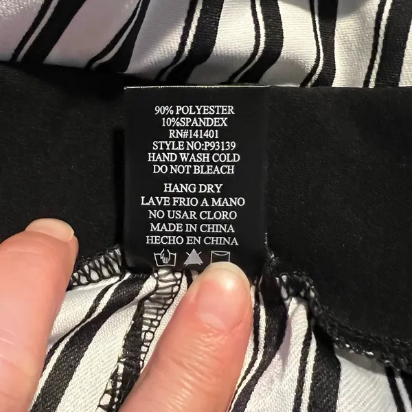 NWT LaLa Muse Women’s Striped Stretchy Pants Q12 - Image 6