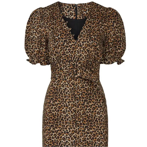 Marissa Webb Collective Carly Leopard Cheetah Mini Dress size 2 $398 - Image 6