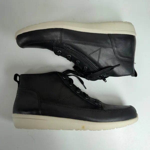 Vionic 9.5 Shawna High Top Sneaker Black Leather Weather Resistant Boot TVW5438 - Image 4
