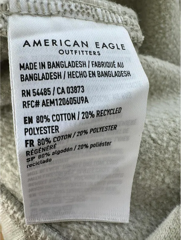 AE Everyday Luxe Wide-Leg Sweatpant American Eagle NWT Green XL - Image 4