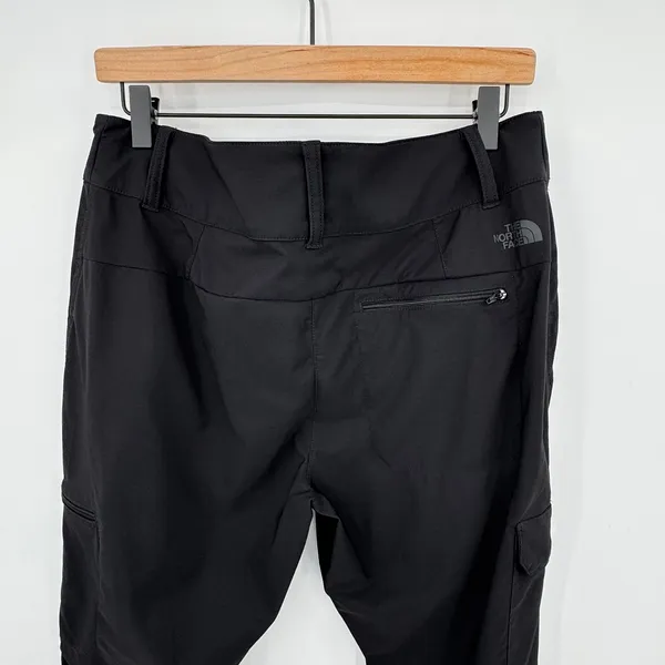 The North Face nylon pants women's 6 cargo zip pockets belted adjustable hiking - Image 5