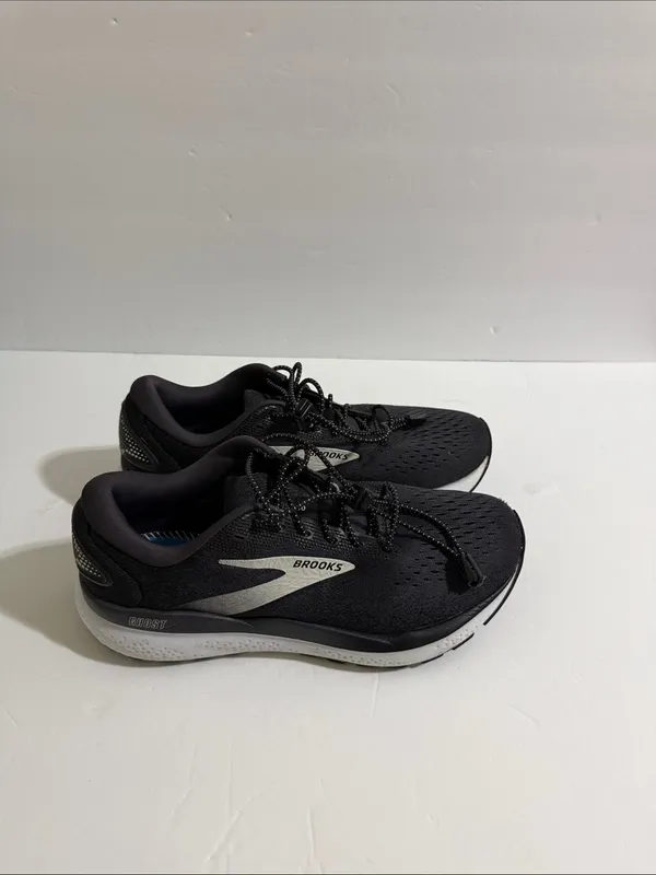 Brooks Women’s Athletic Running Shoes - Black with Silver Trim - Image 4