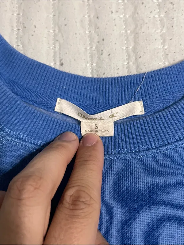 O'Neill Blue Crewneck Sweatshirt with White Logo - Image 2