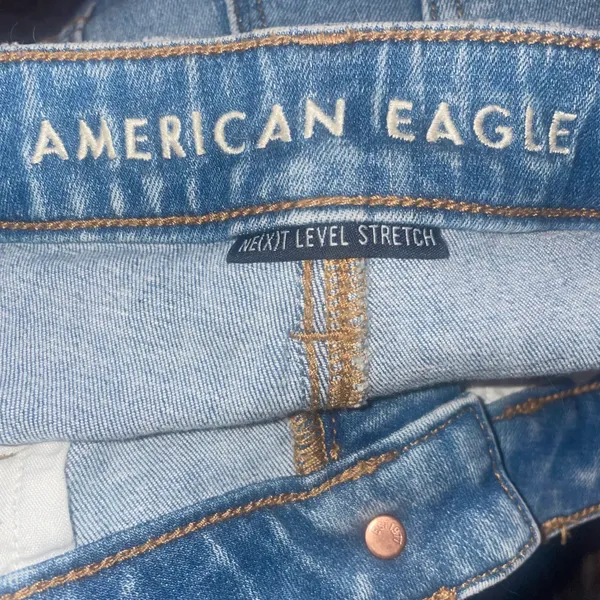 American Eagle Super High Rise Destroyed Crop Jegging - Image 7