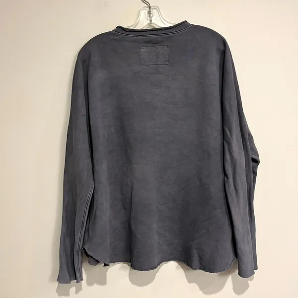 Frank & Eileen Sweatshirt Anna Long Sleeve Capelet Gray Womens Medium - Image 4