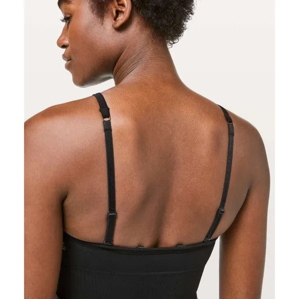 Lululemon Ebb To Street Bra Size‎ 4 Black Long Line - Image 4