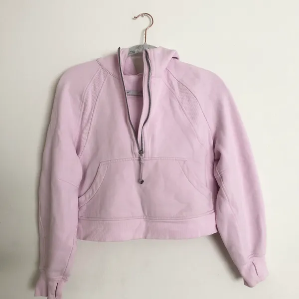 Lululemon Scuba Oversized Half-Zip Hoodie Meadowsweet Pink XS/S - Image 8