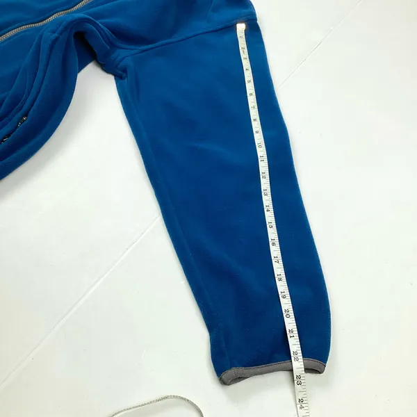 The North Face Blue Full Zip Fleece Jacket Mens Large - Fair Condition Flawed - Image 8