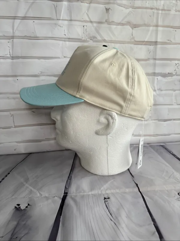 lululemon athletica Cream and Light Teal Embroidered Baseball Cap - Image 5
