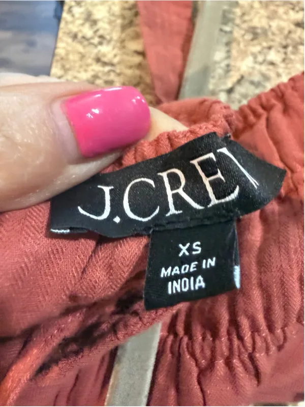 Women's J.Crew Pink Tiered Maxi Dress Size XS - Image 5