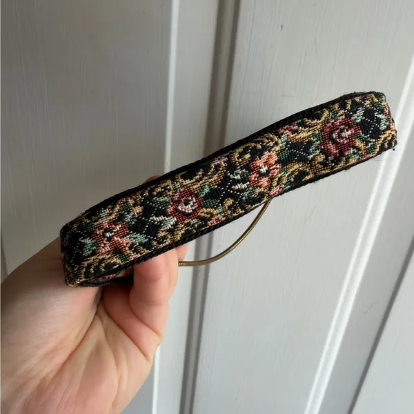 Vintage 1950's Walborg French Country Tapestry Woven‎ Clutch Purse - Image 7