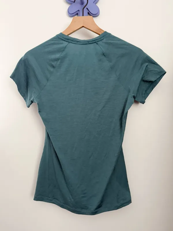 Smartwool Small Merino 150 Short Sleeve Tee Teal Hike Outdoor - Image 5