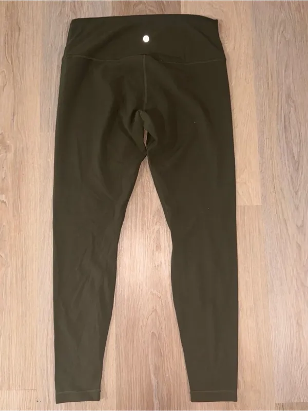 Lululemon Align Pant 28" - $98 - Dark Olive - Size 12 - Image 2