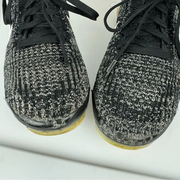 Nike Air VaporMax Flyknit 3 Athletic Running Shoe Sneaker Sz 9 Womens Black - Image 15