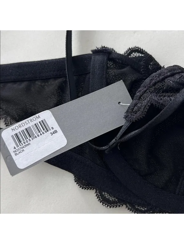 NWT Chelsea28 Cross My Heart Sexy Strappy Lace Bralette 34B - Image 6