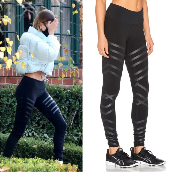 Alo Yoga | Airbrush Lineal Stripe Leggings black‎ size XS - Image 2