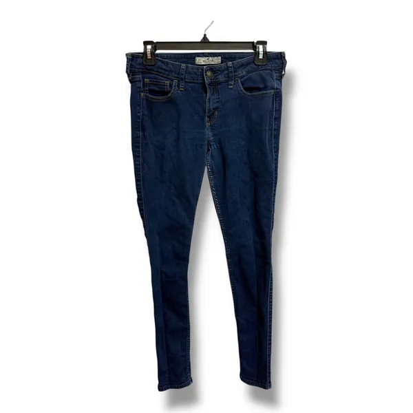 Hollister Womens Skinny Jeans Dark‎ Wash Stretch Denim 9S W29 L29 - Image 2