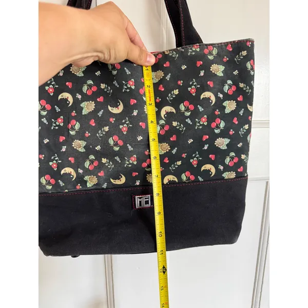Vintage‎ Mary Engelbreit moon heart cherry sunflower print bag - Image 9
