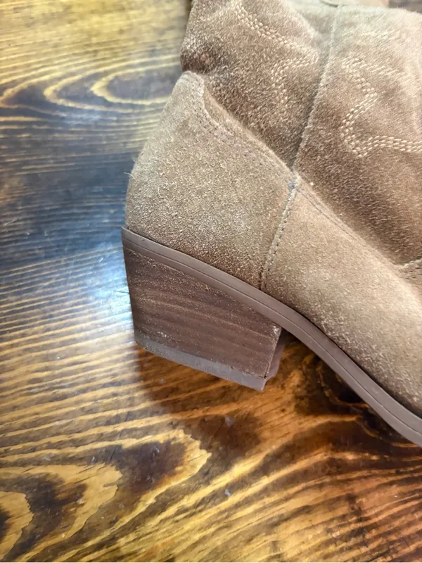 Steve Madden tan heeled cowgirl boots size 6 - Image 5