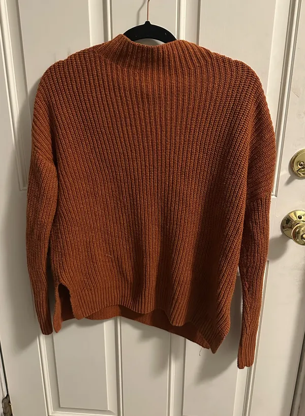 Burnt Orange Max Studio Sweater - Image 2