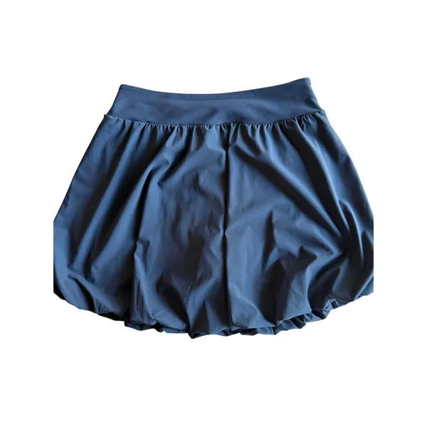 Old Navy Sleek Tech Go-Dry High Rise Bubble Skort Small Navy Tennis Golf - Image 2
