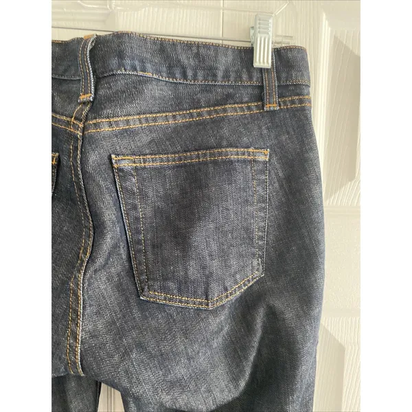 J.Crew Bootcut Jeans Womens Size 28S Dark Indigo Wash Classic Denim Stretch - Image 7