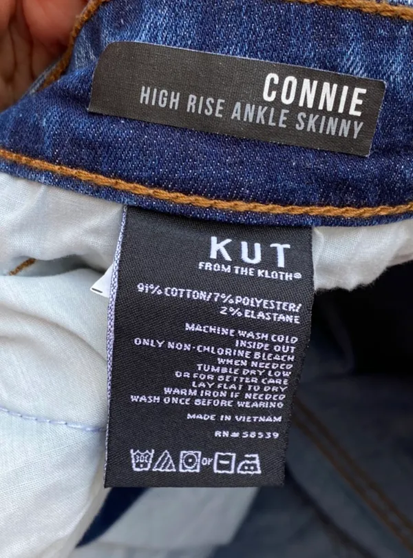 Kut From The Kloth High Rise Ankle Skinny jeans 12 - Image 4