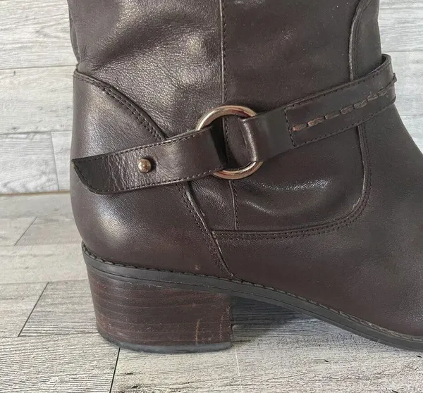 Bandolino Cavanna Women 8.5M Brown Knee High Boot 0611 Classic Equestrian Tall - Image 6