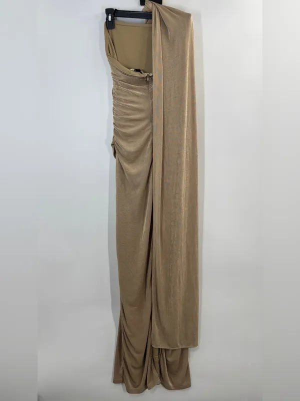 Tojha Iesha Maxi Dress in Champagne Beige AU10/US6 - Image 7
