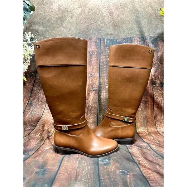 Charter Club Johannes Leather Riding Boots - Cognac - size 8.5 - Image 5