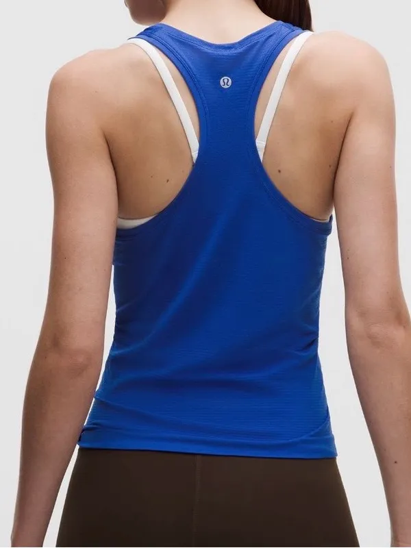 lululemon athletica Swiftly Racerback Tank Top 2.0 Beach Ball Blue-Size 12 - Image 2