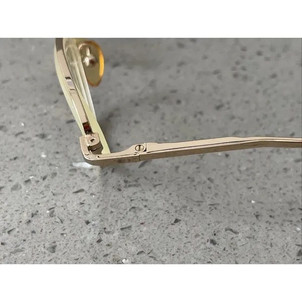 Boulevard Boutique Eyeglasses Frames ONLY B4152 44-20-135 Gold GD Round - Image 4