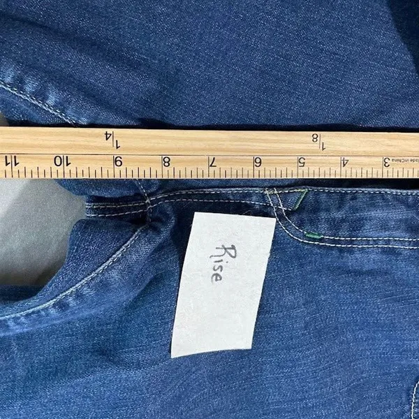 Mavi Molly Womens Size 31 32 Organic Cotton Denim Boot Cut Blue Jeans Festival - Image 13