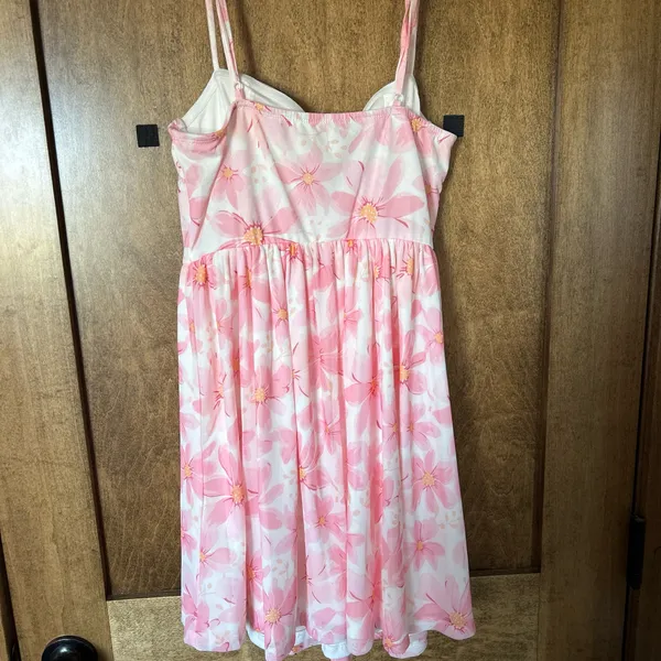 Mini floral dress Pink - Image 2