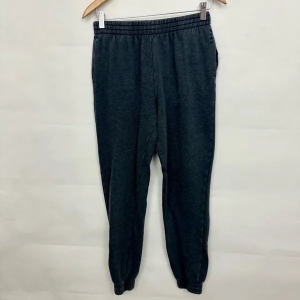 Victoria’s Secret PINK heathered gray elastic Sweatpants jogger small - Image 3